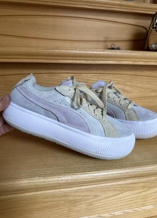 Кроссовки кеды puma suede mayu raw