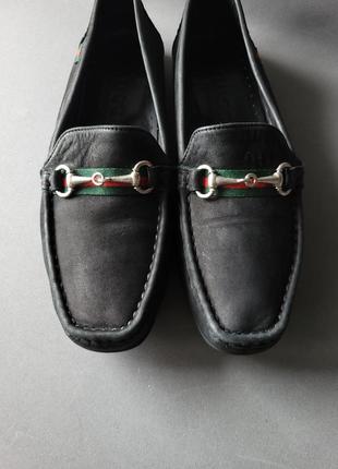 Gucci шкіряні лофери, туфлі3 фото