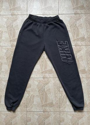 Спортивные штаны y2k 90s nike baggy big logo swoosh pants1 фото