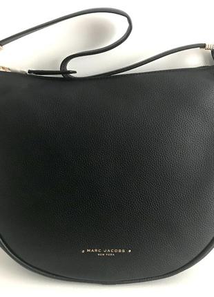 Сумка шкіряна marc jacobs leather hobo bag m0016672 оригінал7 фото