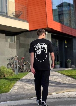 Мужская черная stussy