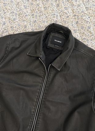 Новая кожанка pull &amp; bear 3