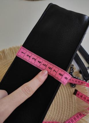 Стильная черная сумочка сумочка женская8 фото