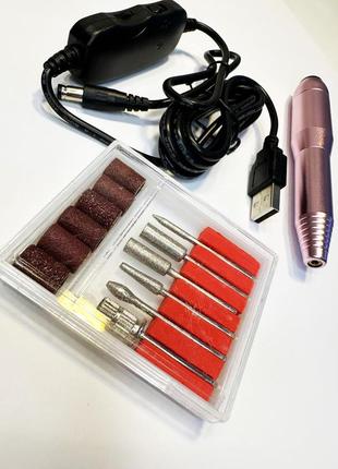 Професійний фрезер nail drill dr-203, електрична фреза для нігтів8 фото