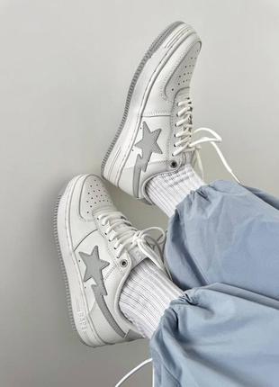 Кросівки a bathing ape
bape sta x jjjjoud white / grey premium6 фото