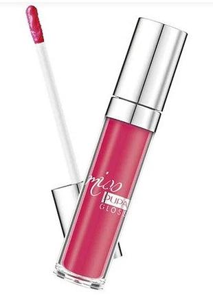 Блеск для губ pupa miss pupa gloss 303 extreme fuchsia, 5 мл