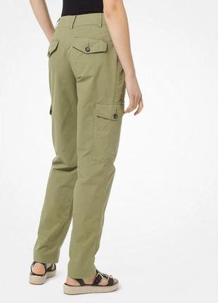 Штани карго michael michael kors cotton-twill cargo pants2 фото