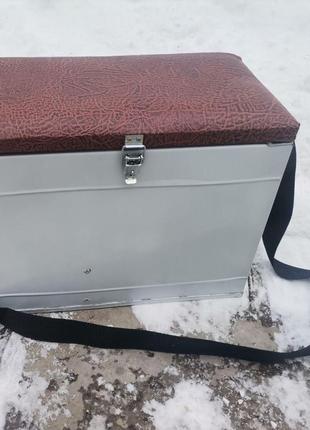 Ящик із неіржавкої сталі для зимової риболовлі8 фото