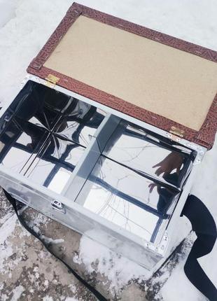 Ящик із неіржавкої сталі для зимової риболовлі6 фото