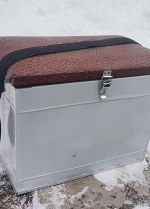 Ящик із неіржавкої сталі для зимової риболовлі7 фото