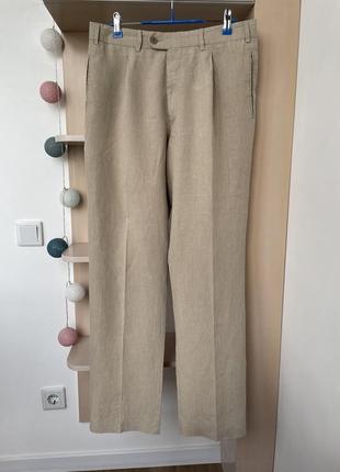 Льняні брюки , 100% льон1 фото