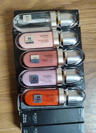 Блиск kiko milano 3d 01, 06, 20, 27, 34