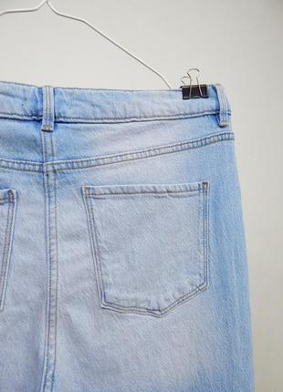 Ідеальні моми джинси мом на літо із високою посадкою з еластаном стрейч тягнуться7 фото