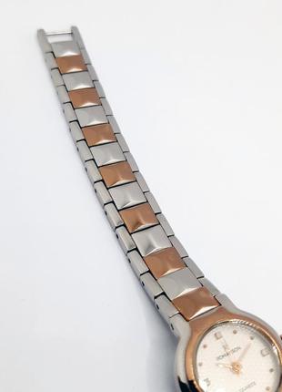Наручные часы "romanson" швейцария женские кварцевые металлический ремешок (rm0201)6 фото