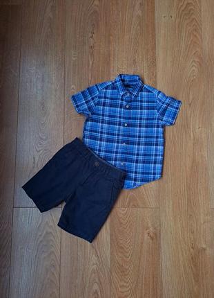 Летний набор для мальчика/шорты/рубашка с коротким рукавом для мальчика9 фото