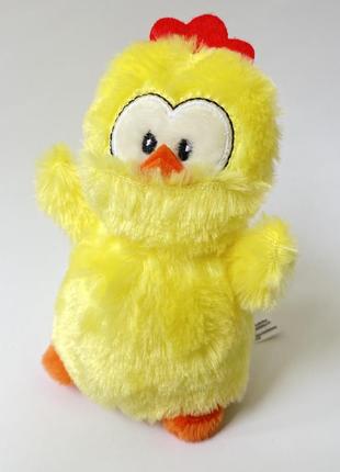 Мягкая игрушка цыплёнок minifeet яркий желтый3 фото