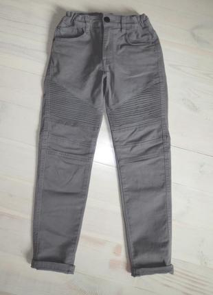 Стильні джинси сірі стрейч h&m 8-9 р
