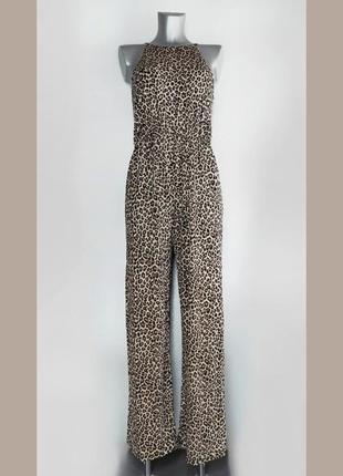 Леопардовый комбинезон george леопардовая ткань вискоза эластан1 фото