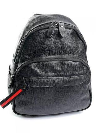Женская кожаная сумка 319 черная1 фото