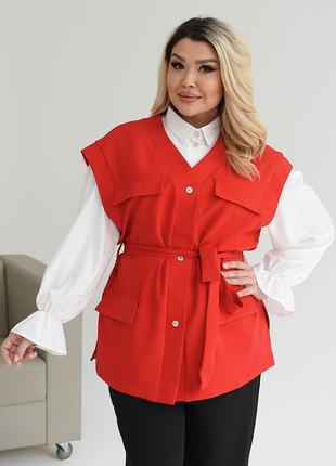 Костюм жилет+сорочка💛💙