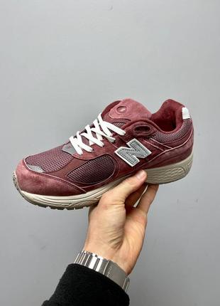 Кросівки new balance 2002r black fig bordo 2002 r9 фото