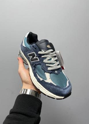 Кросівки new balance 2002r protection pack navy blue 2002 r5 фото