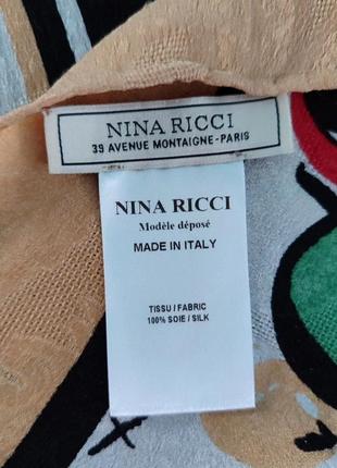 Платок nina ricci,шовк3 фото