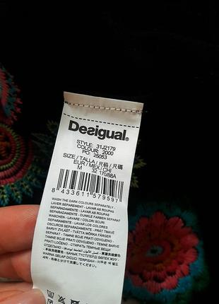 Платье с вышивкой #desigual #оригинал4 фото