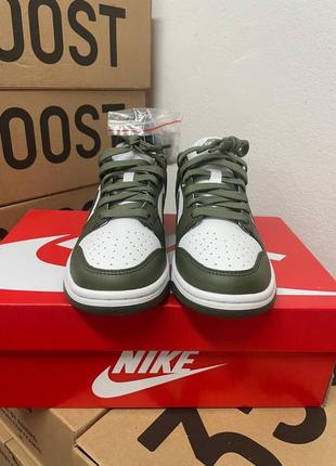 Кросівки nike sb dunk olive3 фото