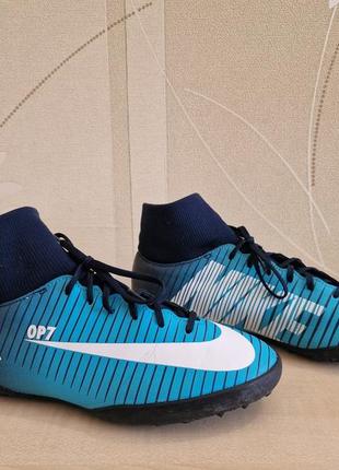 Футбольні сороконіжки nike mercurialx victory 6 df tf оригінал розмір 381 фото