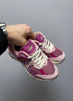 Кросівки new balance 2002r protection pack pink violet 2002 r4 фото