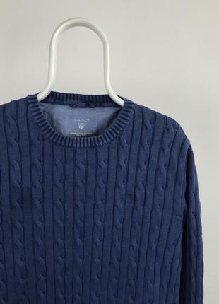 Свитер вязаный в косу gant vintage stone island ralph hilfiger fred perry2 фото