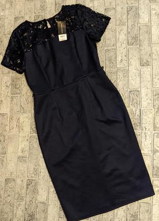 Стильное фирменное платье-футляр! р.12(44-46)!!