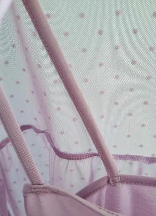Лілова сукня сіточка6 фото