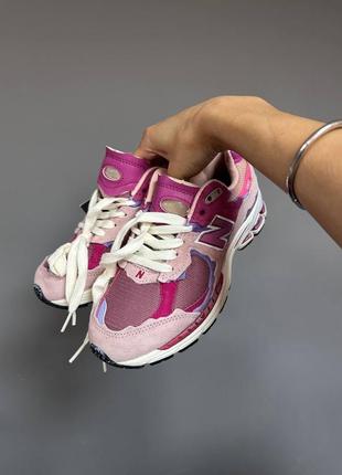 Кросівки new balance 2002r protection pack pink violet 2002 r9 фото