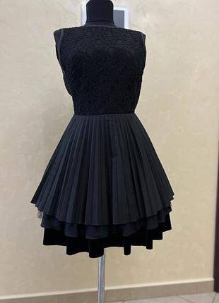 Розкішне вечірнє нарядне чорне  плаття jones+jones  s сукня