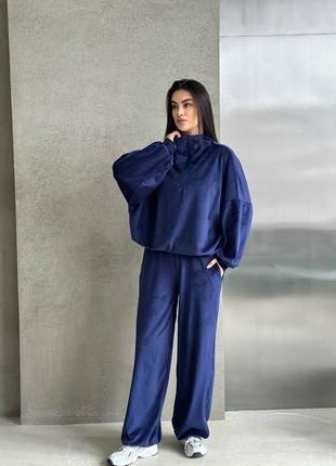 Теплий плюшевий костюм