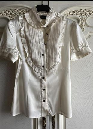 Нова шовкова блуза luisa spagnoli1 фото