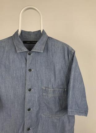 Рубашка с коротким рукавом uniqlo x lemaire vintage ralph warhol2 фото