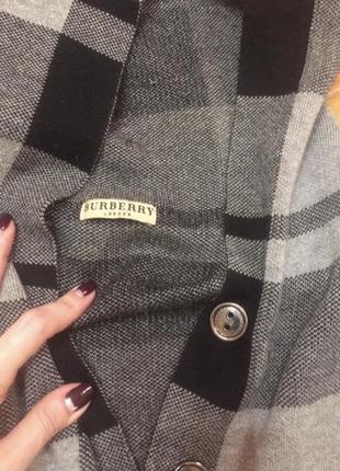 Кардиган burberry оригинал теплый новый2 фото