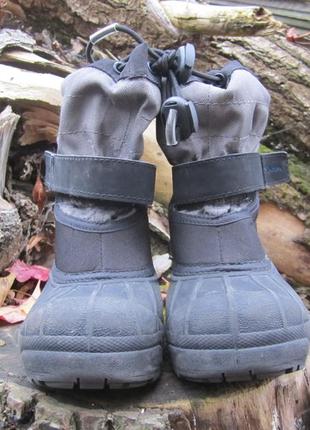 Чоботи зимові сноубутсы для хлопчика термосапоги columbia р. 27 (15 см) - оригінал.8 фото