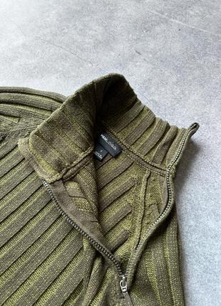 Vintage knit sweatshirt y2k avant-garden4 фото