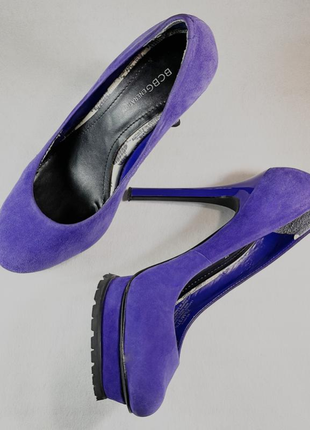 Фіолетові замшеві туфлі, 375 фото
