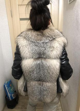 Куртка - жилетка , рукав шкіра відстібатися