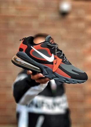 Nike air max 270 react  black/red🆕шикарные кроссовки найк🆕купить наложенный платёж