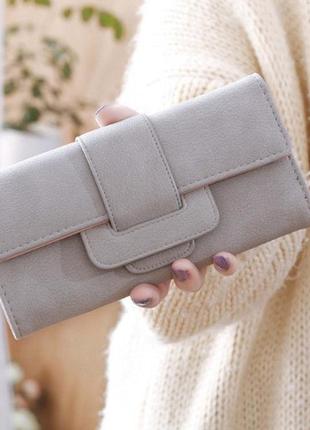 Модний жіночий гаманець клатч стильний гаманець еко шкіра4 фото