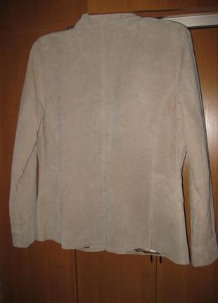 Куртка-пиджак, conrad, натуральная кожа замш, р14/ , км07316 фото