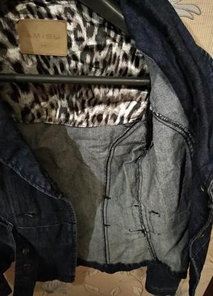 Двухбортный джинсовый пиджак,куртка4 фото