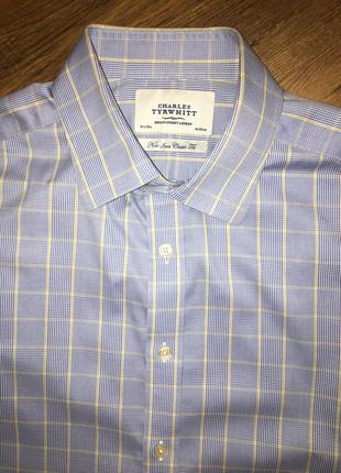 Luxury чоловіча брендова преміум сорочка charles tyrwhitt оригінал