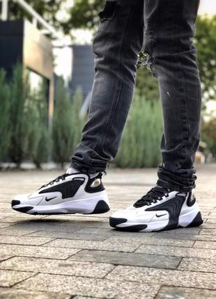 Мужские кроссовки найк nike zoom 2k black/white